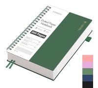 EMSHOI Cuaderno A4 Punteado, Bullet Dotted Journal, Bloc de Notas 300 Páginas/150 Hojas, 100 gsm Papel Punteado, Cubierta Rígida de PVC, para Mujeres, Hombres, Oficina, Escuela, Escritura, 21.5 x 27.9