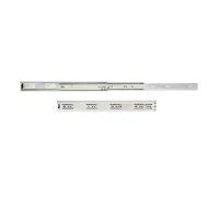 Emuca 4177405 Juego de guías correderas a bolas de extracción total 45mm x 450mm para cajón