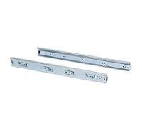 Emuca 4177705 Juego de guías correderas a bolas de extracción total 45mm x 650mm para cajón