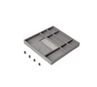 Emuca Cajón organizador Quartz 440 (M60) Titanio