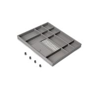 Emuca Cajón organizador Quartz 540 (M70) Titanio