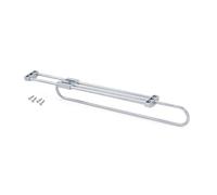 Emuca - Colgador extraíble Self para armario, 400, Pintado aluminio, Acero y Plástico