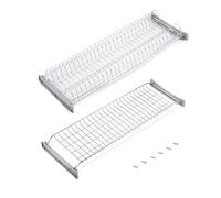EMUCA - Escurreplatos para módulos Altos Suprastar, Escurridor de Platos y Vasos para Muebles de Cocina, Anchura Interior módulo 760-770 mm, Acero, Cromado