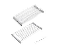 EMUCA - Escurreplatos para módulos Altos Suprastar, Escurridor de Platos y Vasos para Muebles de Cocina, Anchura Interior módulo 560-570 mm, Acero, Cromado