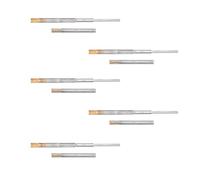EMUCA - Guías Laterales para cajones con rodamiento de Bolas 45mm x 450mm, Pack de 5 Juegos de guías de extracción Total con Cierre Suave