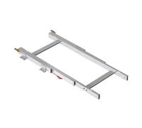 Emuca Guías para mesa deslizante Twice Top, Aluminio Anodizado mate