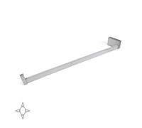 EMUCA - Iluminación para Armario o vestidor, Barra de Armario con luz LED Recargable y Detector de Movimiento, Aluminio anodizado Mate, L 708-858mm