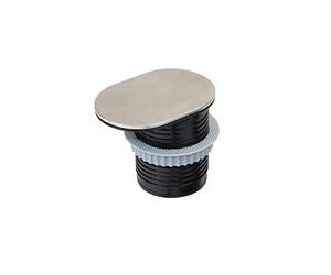 Emuca - Regletas enchufe encastrable, Regleta con tapa multienchufe con 1 enchufe schuko EU y 1 puerto USB, torre de enchufes vertical empotrable para encimera de cocina o escritorio