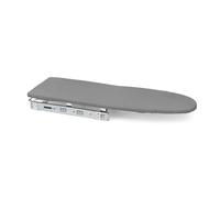 Emuca - Tabla de Planchar Plegable para Mueble, Sistema amortiguado, 890x300mm, Gris, Acero y Madera