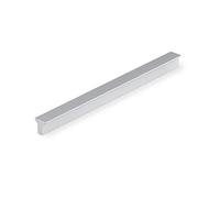 Emuca - Tirador para mueble, CC128mm, Aluminio, Anodizado mate, Lote de 25