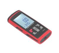EMUKOEP Anemómetro Digital Medidor de Velocidad del Viento Medidor de Velocidad del Flujo de Aire Sensor Extensible 0-45 M/s CFM CMM Temperatura Humedad LCD Retroiluminada para HV