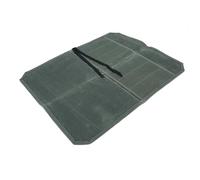 EMUKOEP Caja Enrollable para Cubiertos de Lona Encerada Húmeda, Bolsa Enrollable para Cubiertos de Chef de Gran Capacidad para Entusiastas de la Cocina (DE Verde)