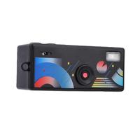 EMUKOEP Cámara Retro del Tamaño del Pulgar Mini Cámara Digital con Pantalla a Color de 0,96 Pulgadas Tipo C Correa para el Cuello de Carga Llavero para Grabación de por Vida Regal (Negra)