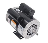 EMUKOEP Compresor de Aire con Motor Eléctrico 3450RPM, Marco 56 | Diseño de estructura de acero, Funciona con 208-230 V, Rotación en sentido antihorario, Diseñado para uso en seco