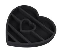 EMUKOEP Decoración Multiusos 11.81x11.02x1.57in de la Pared del Estante de Exhibición Cristalino de Madera en Forma de Corazón Durable