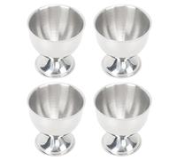 EMUKOEP Juego de Hueveras de Acero Inoxidable Resistentes a Altas Temperaturas para Hervir y Cocinar Huevos Al, Capacidad de 40ml para Entusiastas de la Cocina