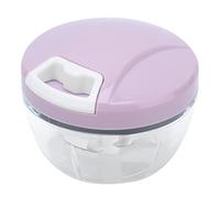EMUKOEP Picadora de Ajo Mini Picadora Multifuncional Duradera para Cocina Hogar, Protección del Medio Ambiente PP+ Herramienta Manual de Frutas y Verduras de Acero Inoxidable para Ajo, Cebolla,