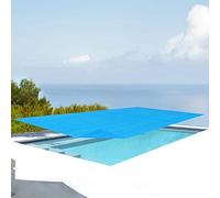 [en.casa] Cobertor para Piscina Manta Térmica Rectangular Cubierta para Piscina Jardín Verano Aire Libre Polietileno 549 x 274 cm - Azul