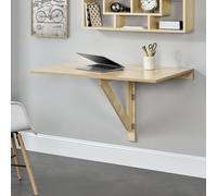 [en.casa]® Escritorio plegable de 100x60x58 cm. Mesa abatible para pared. Escritorio abatible para montaje en pared