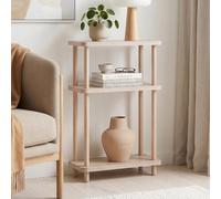 Estantería de pie nampernu con 3 estantes 62x40x18cm - arena [en.casa]