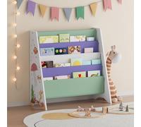 Estantería infantil hornnes 63x27x60 cm - motivo aqua dream [en.casa]