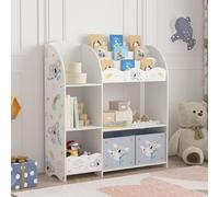 Estantería infantil lysekil 100x93x30 cm - motivo de koala [en.casa]
