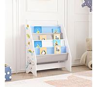 Estante infantil fisterra 4 níveis koala aglomerado/poliéster 74 x 62 x 29 cm multicolor [en.casa]