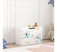 Juguetero para niños oleiros motivo koala aglomerado 40 x 60 x 30 cm multicolor [en.casa]