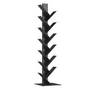 Librería eksjö forma de árbol 12 niveles 150x39x39 cm - negro [en.casa]