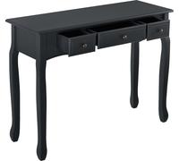 [en.casa] Mesa consola con 3 cajones, estilo rústico, color . Puede utilizarse como tocador, consola, mesa auxiliar o mesa de entrada
