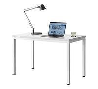 [en.casa] Mesa Escritorio Odense Escritorio de Ordenador 75 x 120 x 60 cm Mesa para jóvenes Mesa de Oficina Mesa de Trabajo Blanco