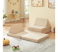 Sofá modular infantil de 5 piezas norhulta 120x66x46 cm pana - beige [en.casa]