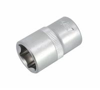 Encastre hexagonal awtools 1/2' corto 30mm black line, alta durabilida