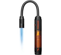 Encendedor Trailblaze con ventana de combustible de color y cuello flexible. Resistente al viento. Ideal para velas