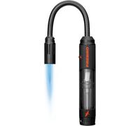 Encendedor Trailblaze con ventana de combustible de color y cuello flexible. Resistente al viento. Ideal para velas