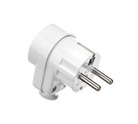 Enchufe 16a 2p+z con 2p jack z 250v 16a blanco wt-16u/g timex-elektro