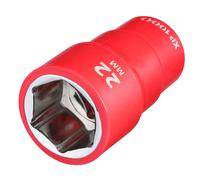 Enchufe Aislado Draper XP1000 VDE 1/2"D 22mm 6 Puntos Longitud Estándar 18041