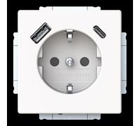 Enchufe BJ SCHUKO -/USB C 20 EUCB2USBAC-884