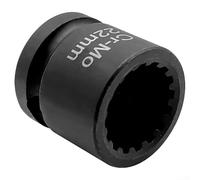 Enchufe de ajuste de árbol de levas de acero al carbono 22 mm 16PT | Hecho de acero al carbono de alta resistencia, acabado negro, resistente al desgaste, para uso profesional en garaje