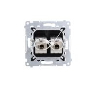 Enchufe de ordenador dual RJ45 categoría Simon 54 D62E.01/49