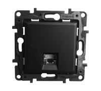 Enchufe de ordenador RJ45 CAT6 UTP negro Niloe Step 2564