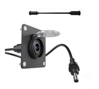 Enchufe de pared impermeable DC5521 para Starlink para MINI, conector hembra de aluminio IP67 con cable para instalación de barco RV camión