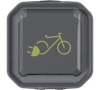 Enchufe de protección con toma de tierra, para ambientes húmedos, de la serie Legrand Plexo New, montado en superficie, con símbolo de bicicleta, 1 unidad.