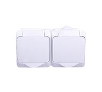 Enchufe doble hermético con/o solapa y Cedar Plus WDE000522