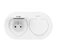 Enchufe doble hermético OR-GM-9046/W
