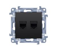 Enchufe doble ordenador RJ45 categoría Simon 10 C52.01/49