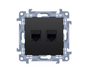 Enchufe doble ordenador RJ45 categoría Simon 10 C52.01/49