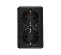Enchufe doble Schuko empotrado con Simon 54 EGSZ2SNZ/48