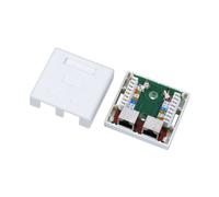 Enchufe empotrado STP cat.5e 2xRJ45 GN004/50pcs
