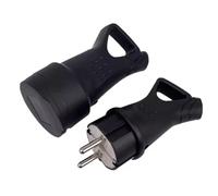 Enchufe Europeo Impermeable con Conexión A Tierra y Tapa IP54 para Bricolaje, 16 A, 250 V, Enchufe UE.